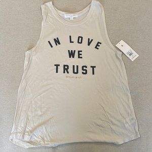 Spiritual gangster in love we trust muscle tank